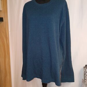 St. John's Bay Turquoise Henley